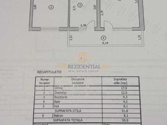 Apartament 2 camere, mobilat si utilat, etaj 2, parcare inclusa, Salaj - Poză 23