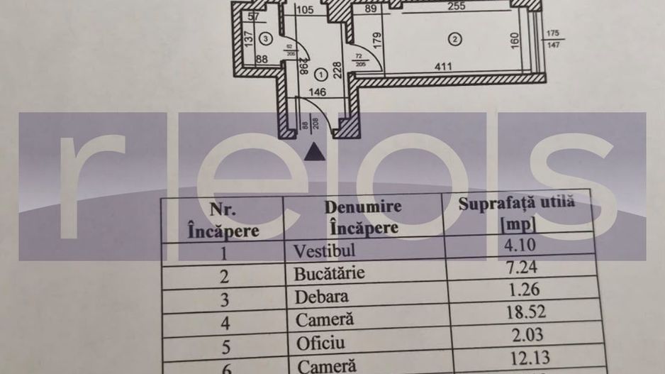 MAGHERU 2 CAMERE -47MP | VEDERE DIRECT BULEVARD | MOBILAT | BALCON 5MP - Schiță 9