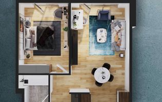 Apartament 2 camere, 51 mp, Elite City, COMISION 0