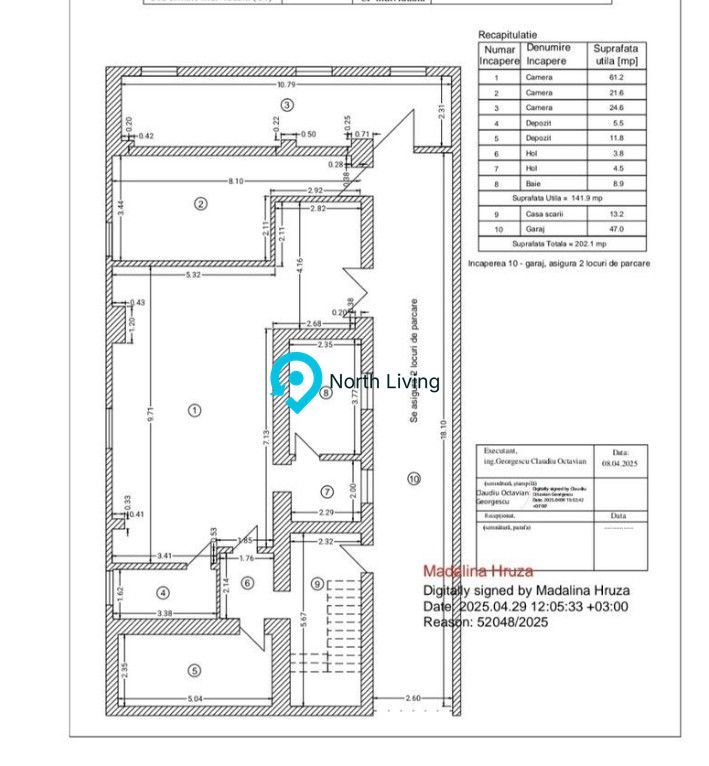 Spațiu 141 mp utili + garaj 3 locuri + curte, Bucureștii Noi - Poză 7