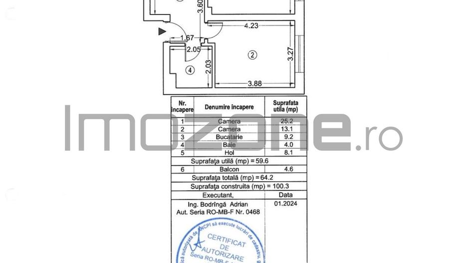 2 Camere, bloc finalizat, finisat complet, comision 0%, Exigent - Faza 5 - Poză 7