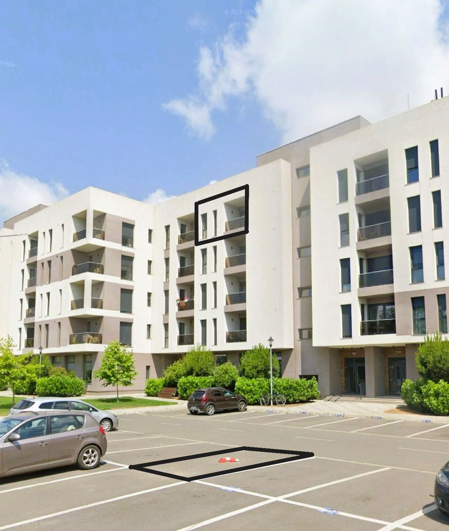 Ap. 2 cam, terasa, parcare, West Residence. 120.900 E neg. Comision 0 - Poză 2