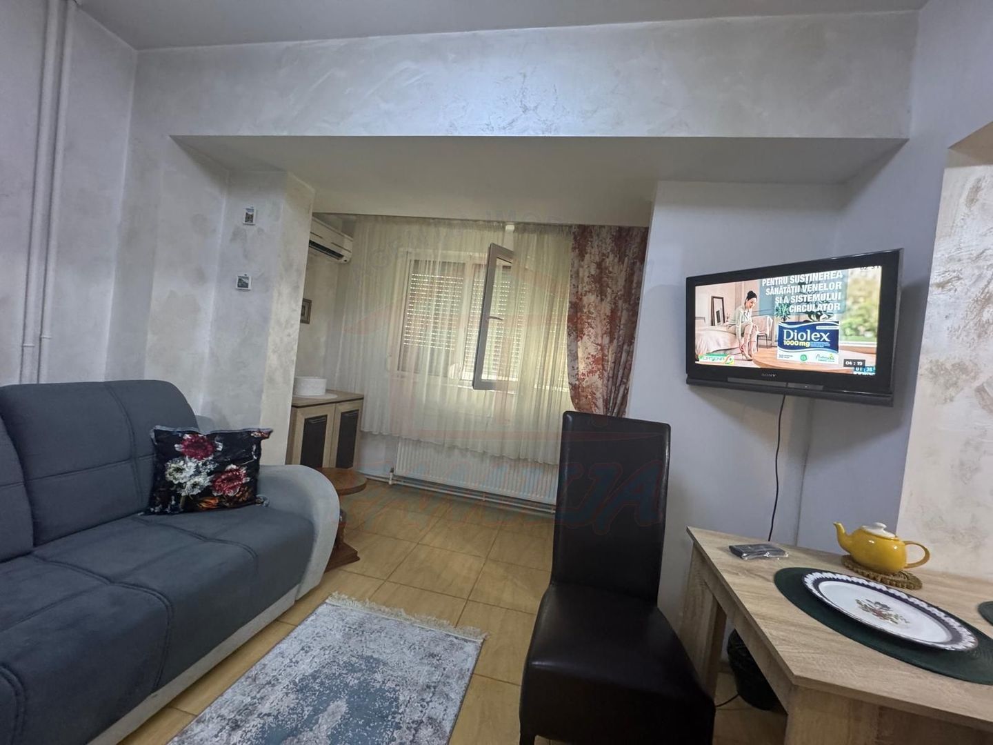 450 Euro/luna, Inchiriere apartament 45mp, o camera SPATIOASA, parter, - Poză 7