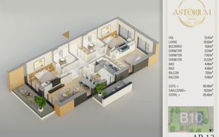 Apartamente 4 Camere Pallady Titan,UPPER Premium,Piscina,Finalizat - Poză 14