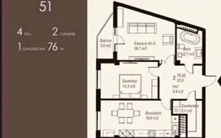 Vânzare apartament 76 mp, strada Basarabia, Ialoveni - Poză 26