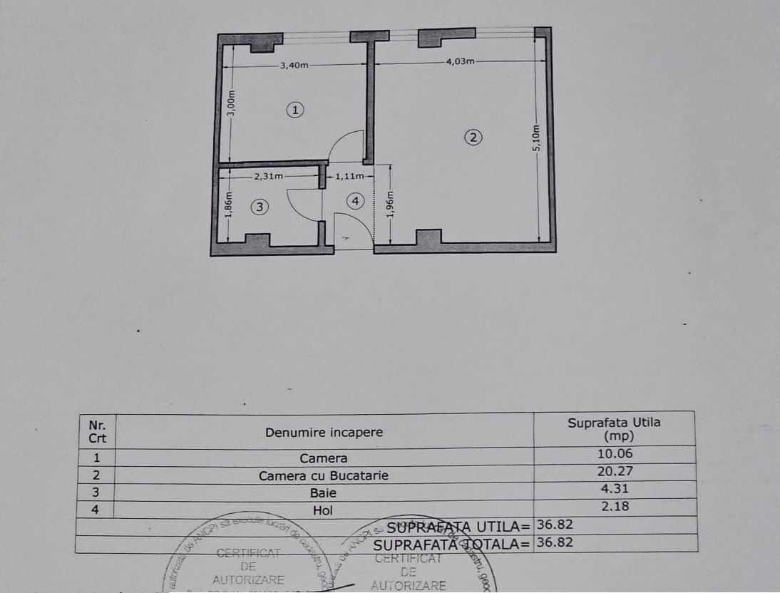 Apartament Modern Militari Residence Tineretului - Schiță 9