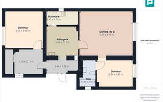 Apartament la casă cu 4 camere în Pârneava - Poză 12