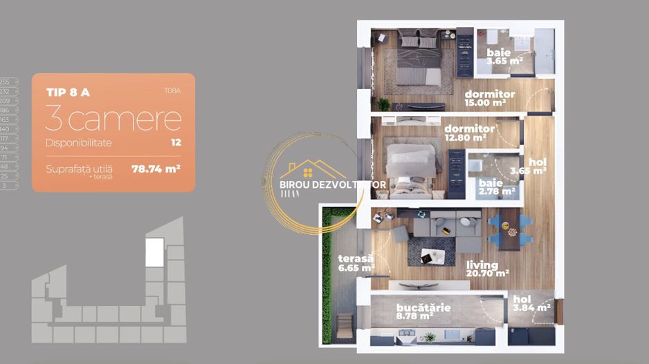 Pret promo 1 decembrie Metrou STB Parc Auchan titan Pret promo TVA 9% - Poză 5