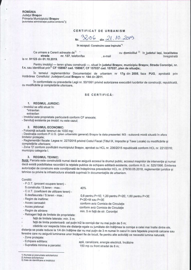 Stupini str Coronitei pretabil case individuale sau insiruite,parcelabil - Poză 8