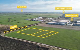 COM 0% Parcele de teren intravilan industrial | Sanandrei - Poză 1