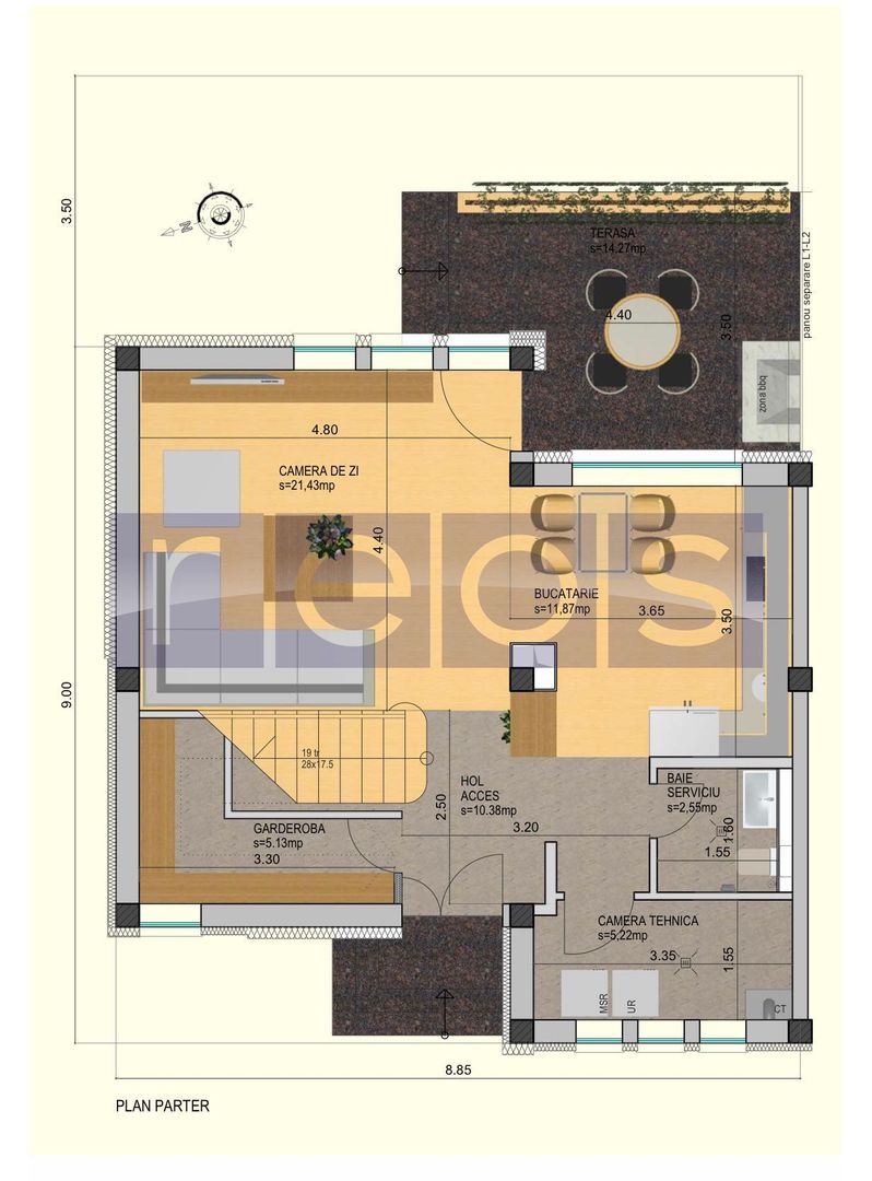 VILA LUX TZU DE VANZRE BRAGADIRU P+E1+E2 4 CAMERE - Poză 6