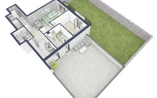 Apartament 3 camere la parter cu grădină și terasă generoasă, Sibiu - Schiță 13