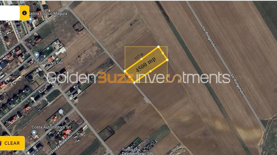 Teren de Vânzare | 4500 MP | Măgura | Bacău | - Poză 1
