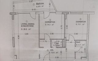 Apartament modern cu 3 camere, terasă și parcare subterană. - Poză 11