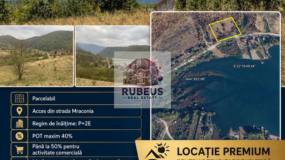 Teren intravilan 2.580 mp Eșelnița, acces DN57, ideal turism, locuinte - Poză 1