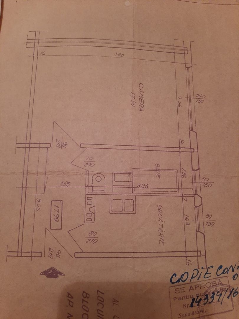 Garsoniera, etaj 1, Zona Brancoveanu, Spitalul de copii Marie Curie. - Poză 7