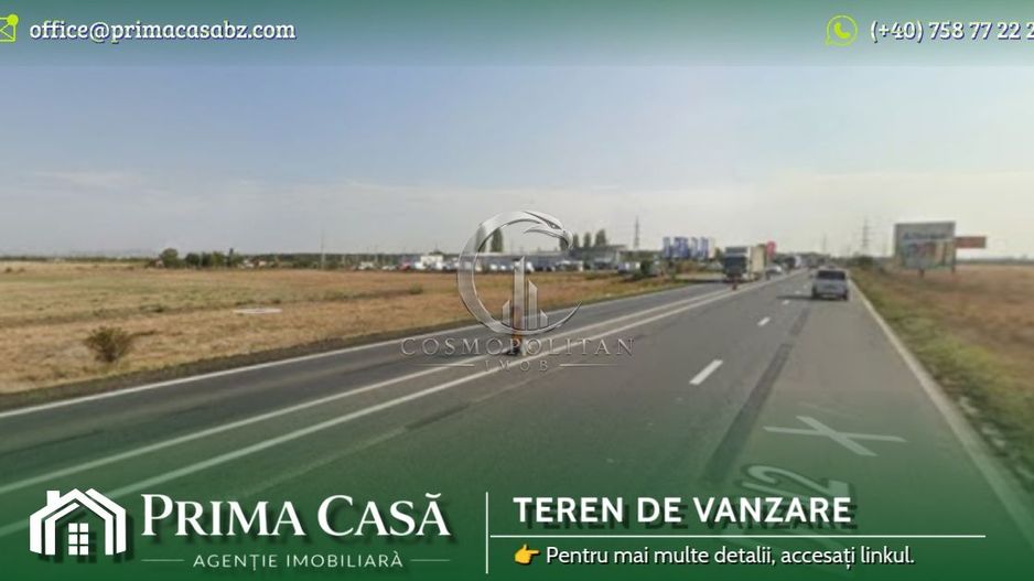 Teren intravilan iesire spre Ploiesti Reprezentanta Ford 5000mp deschidere 36m l - Poză 4