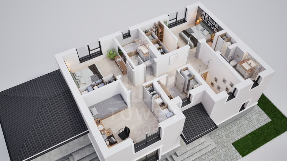 Casă individuală 5 camere | cu rate direct la dezvoltator| Lângă Sibiu - Poză 4