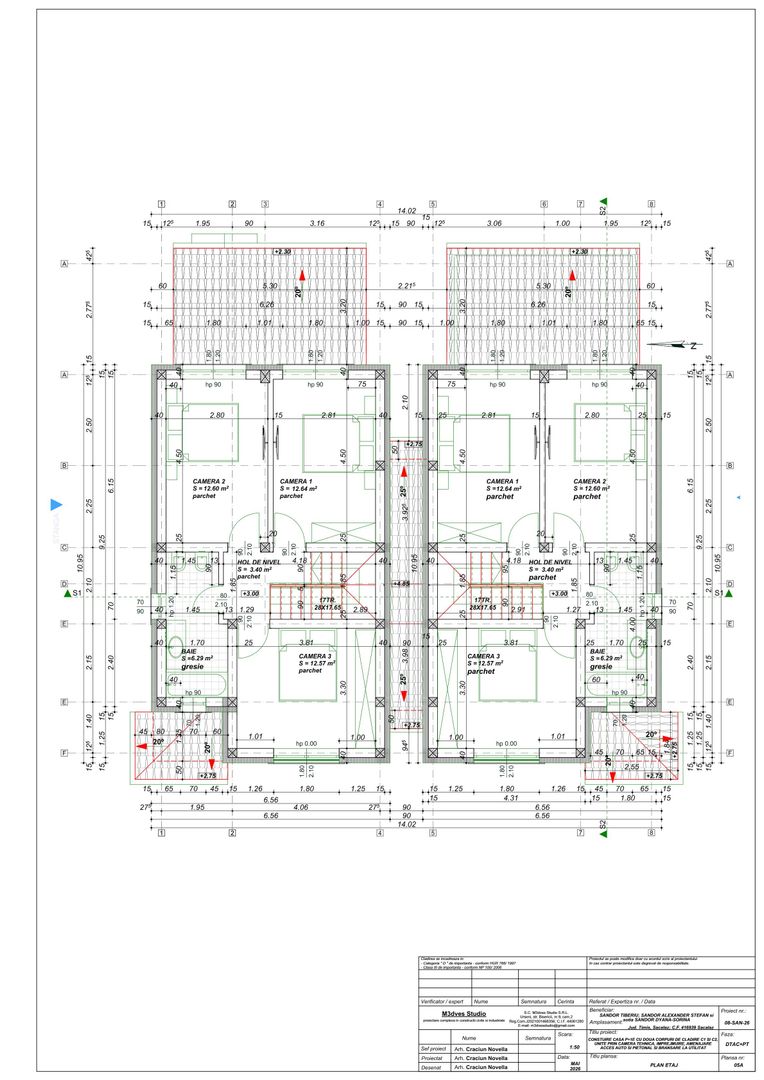 COMISION 0%, Duplex 4 Camere, Despartit prin Camera Tehnica, SACALAZ - Poză 14