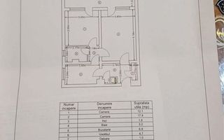 Apartament 2 camere de vânzare, Iași, zona Alexandru cel Bun, 57 mp, etaj 4/10, 87.500 EUR - Poză 1