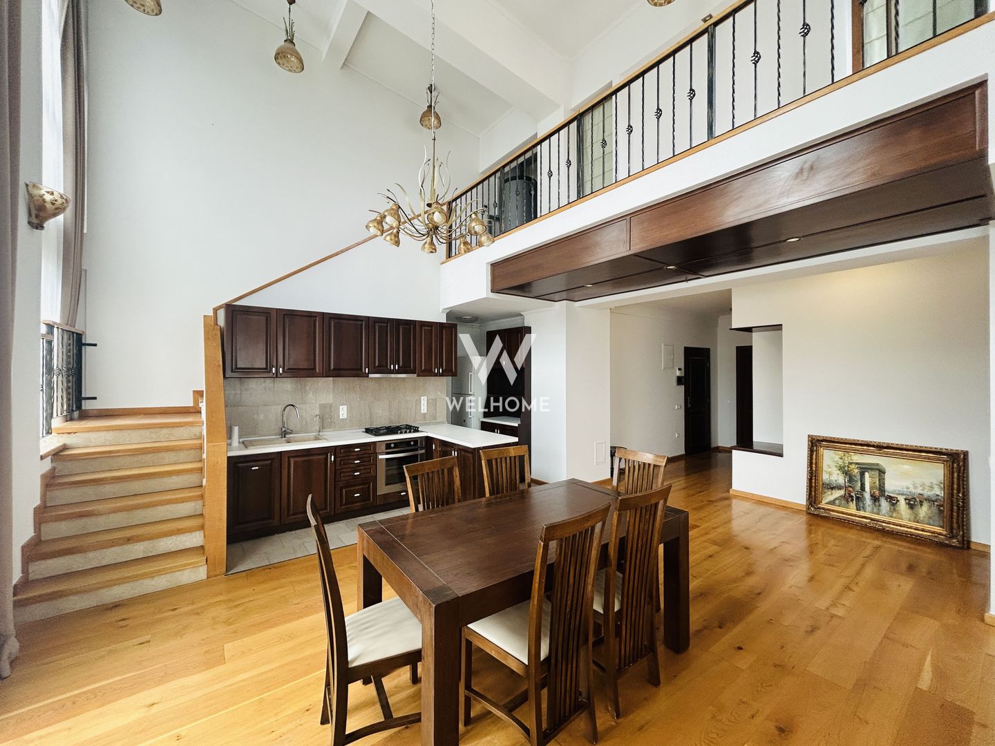 Penthouse de inchiriat, zona buna, terasa mare, mobilat si utilat - Poză 16