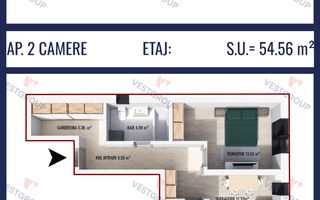 Apartament 2 camere + boxa Proiect Weiner 5 Direct Dezvoltator - Poză 2
