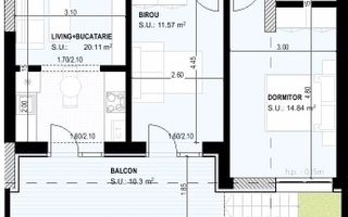3 camere Titan, bloc 2023, gradina proprie 27mp, centrala,loc parcare! - Poză 2