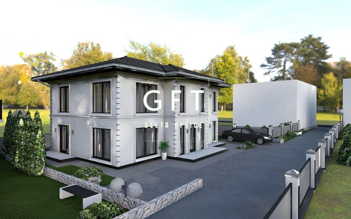 Casa Moderna 2024- 5 camere 167 mp-teren-balcon 5,37-Zona Centrala - Poză 1