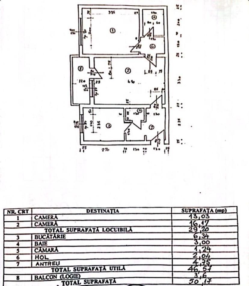 Apartament 2 camere Bucurestii Noi - Damaroaia - Schiță 16