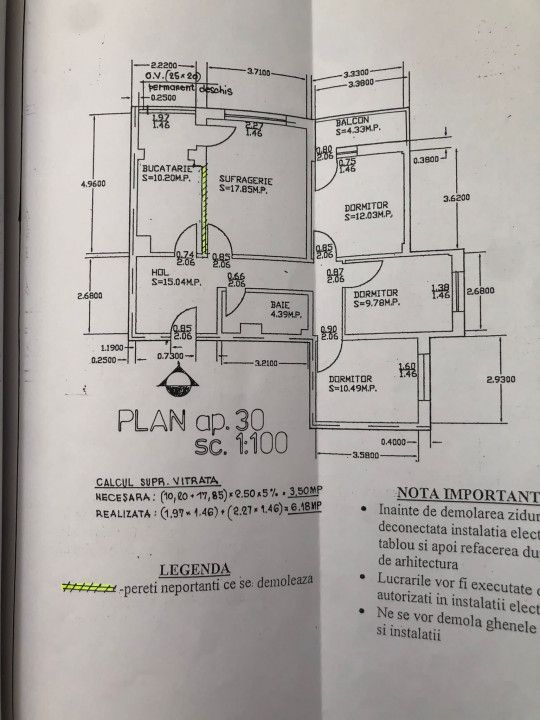 Vanzare Apartament 3 camere Str. Banat - Poză 1