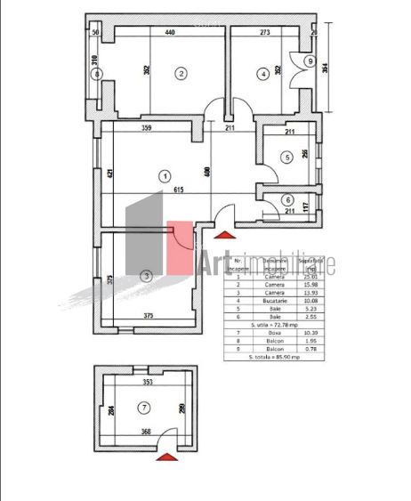 APARTAMENT DE 3 CAMERE - Poză 12