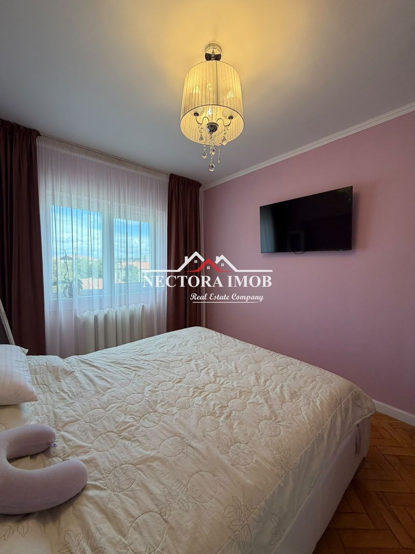 NECTORA IMOB-Apartament 3 camere, 2 bai, 2 balcoane, Mobilat/Utilat - Poză 11