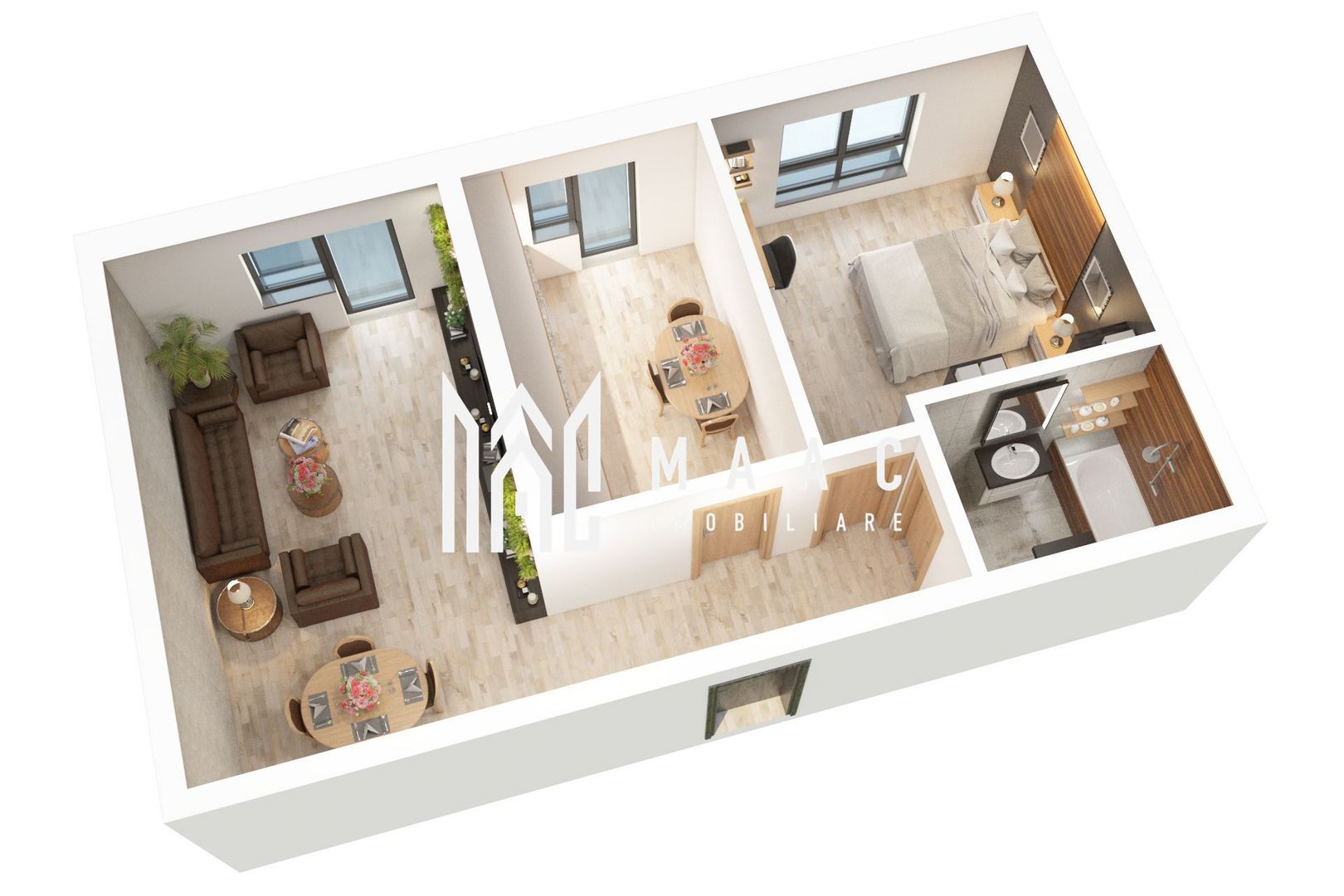 Apartament nou 2 camere Sibiu | 56 mp | Comision 0 - Poză 4