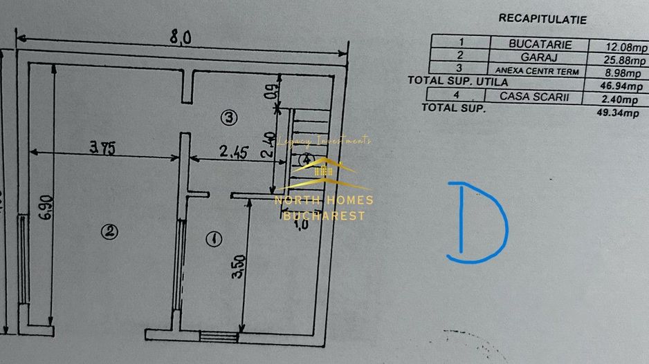 Casă D+P+E | Centrala proprie | 5 camere + 3 bai | Metrou Laminorului - Poză 9