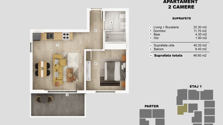 2cam. studio /49mp/10min metrou Ap. Patriei - Poză 2