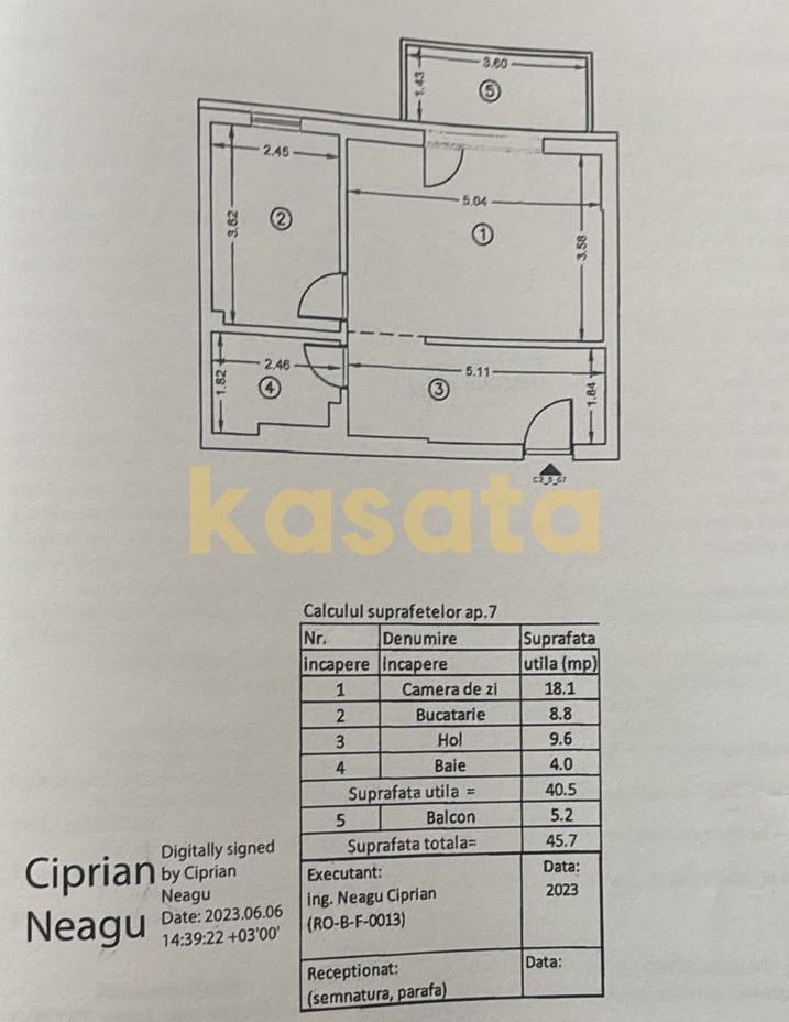 Garsoniera I Arbo Residence I Mogosoaia I 46 mp I mobilata si utilata - Schiță 10