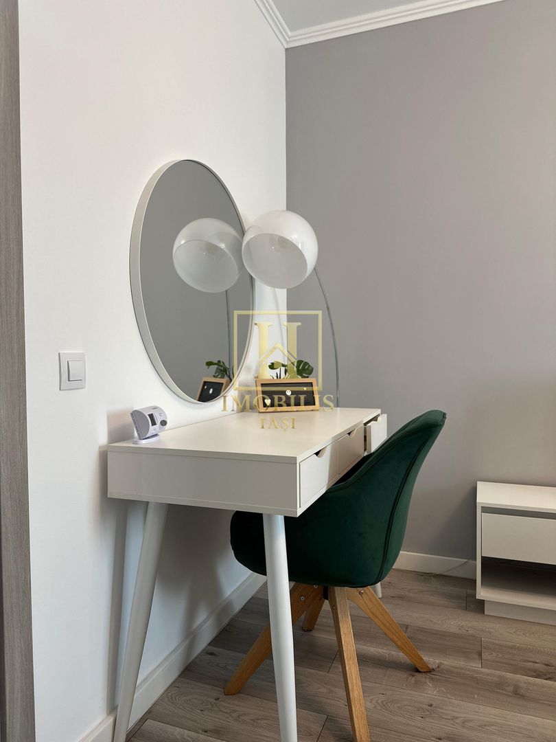 Apartament 2 camere dec NOU  mobilat + loc de parcare Bucium 450 euro - Poză 4