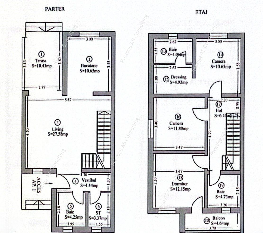 Duplex nemobilat | 4 camere+3 bai | 350mp Teren- Ikea-Dumbravita - Schiță 8