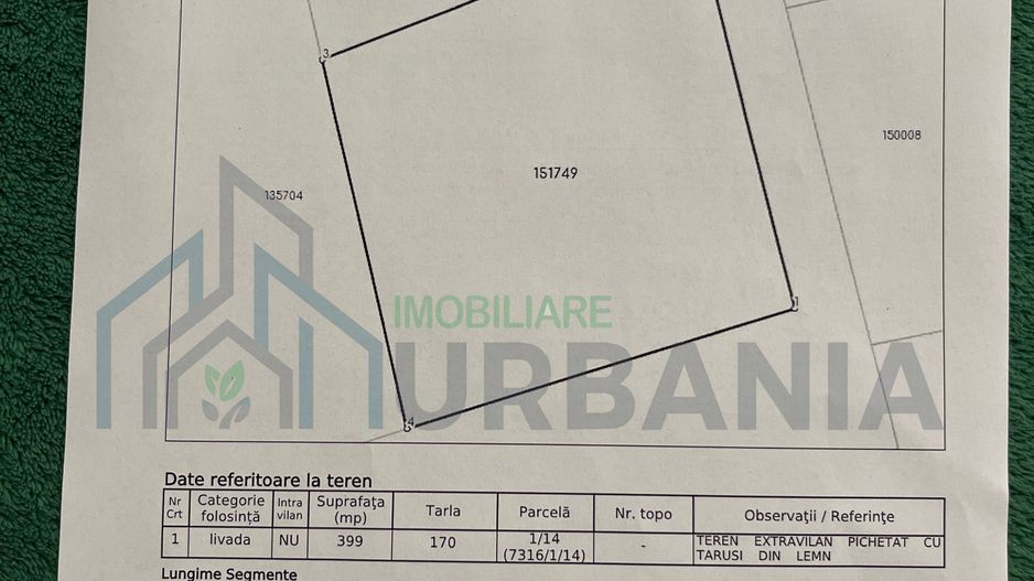 Teren intravilan de vanzare, Bucium, Iasi, 400 mp, utilitati la limita proprietatii - Poză 3