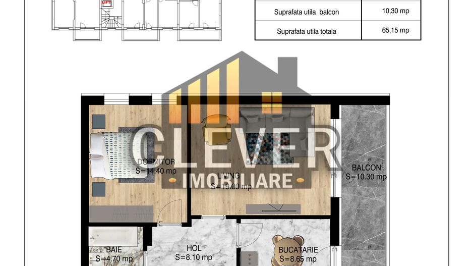 Theodor Pallady-Metrou Nicolae Teclu-2 camere-Comision 0 - Poză 2
