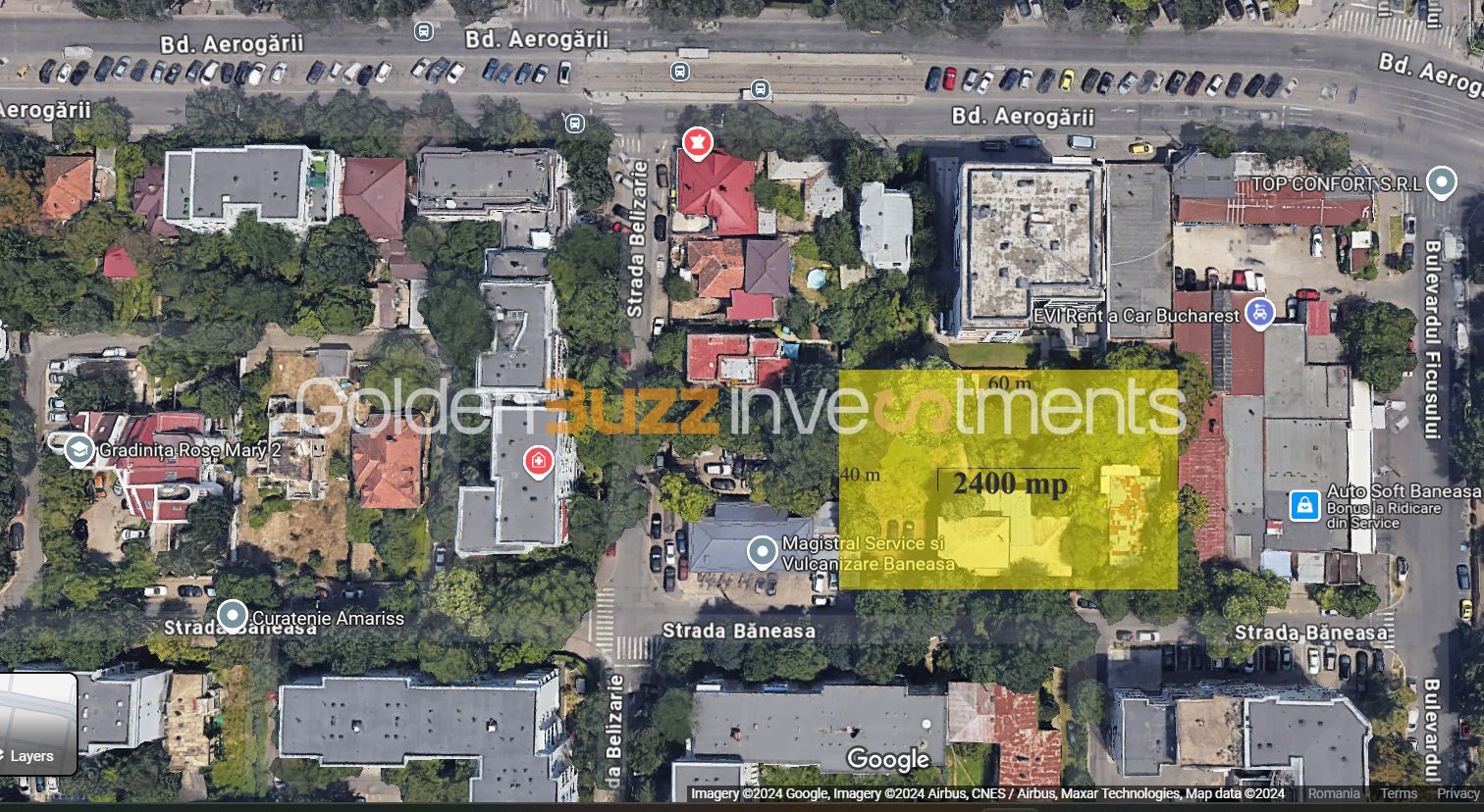 Teren de vânzare în zona Baneasa | Herastrau | 2400 mp | - Poză 1