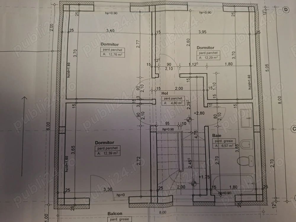 Vand casa tip P+M Martinesti - Poză 4