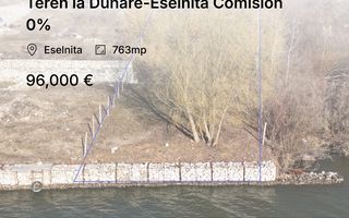 Teren la Dunare-Eselnita Comision 0% - Poză 1