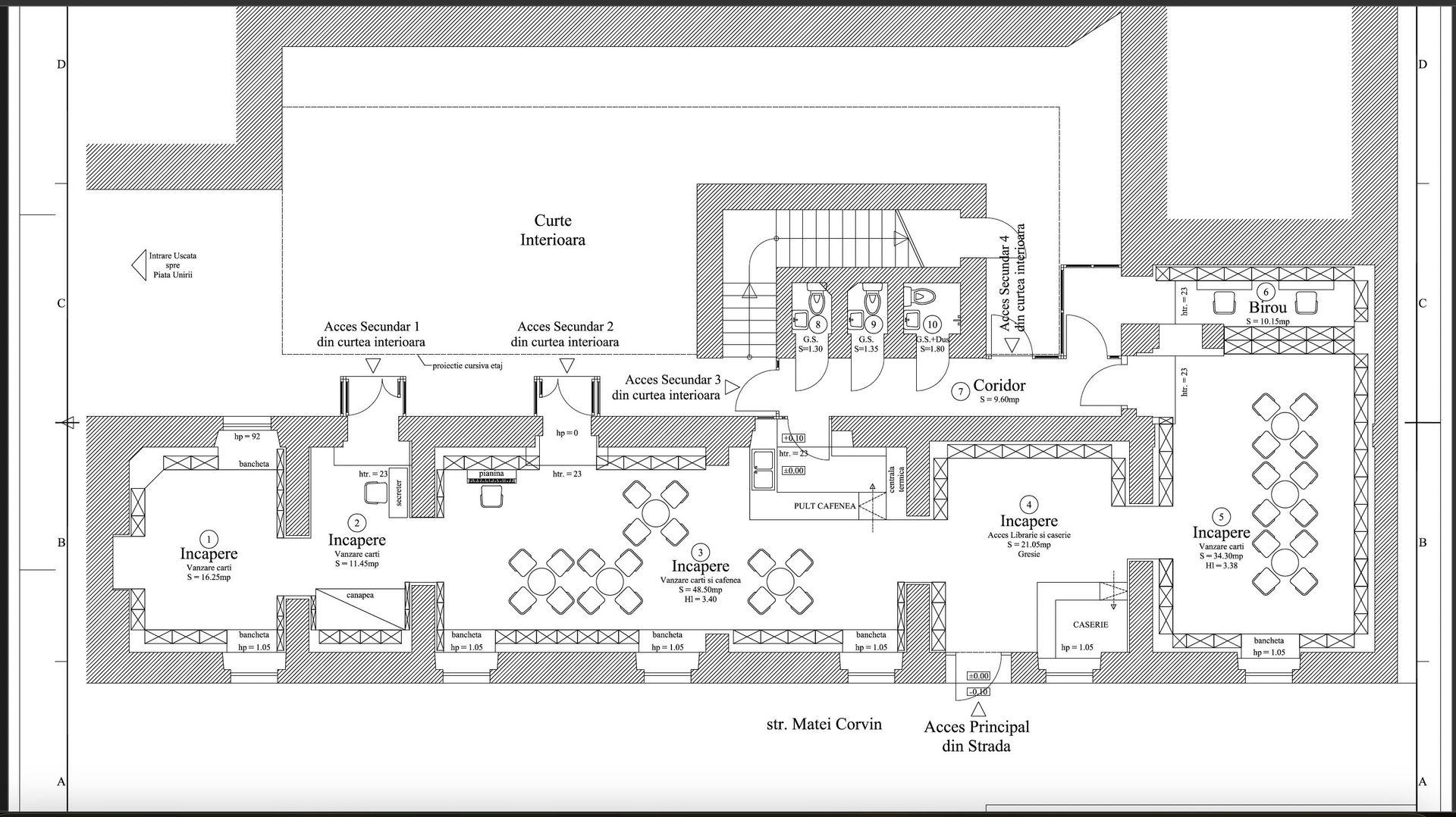 Spatiu comercial în Piața Unirii - 155 mp - Poză 1