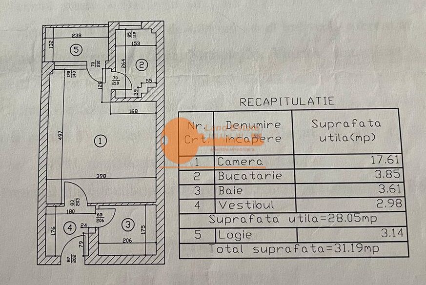 Garsonieră – Drumul Taberei, zona Sibiu – Ghencea - Schiță 7