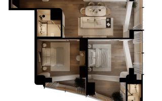 Apartament 3 camere de vanzare Pipera - Schiță 20