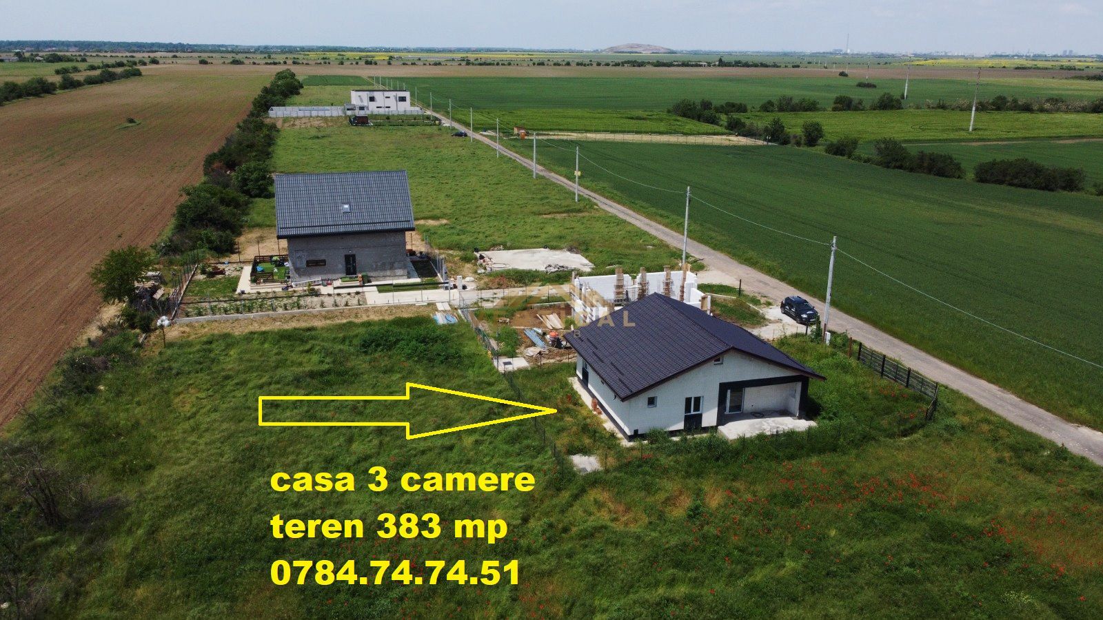 Casa parter 3 camere - comuna Berceni - Poză 3