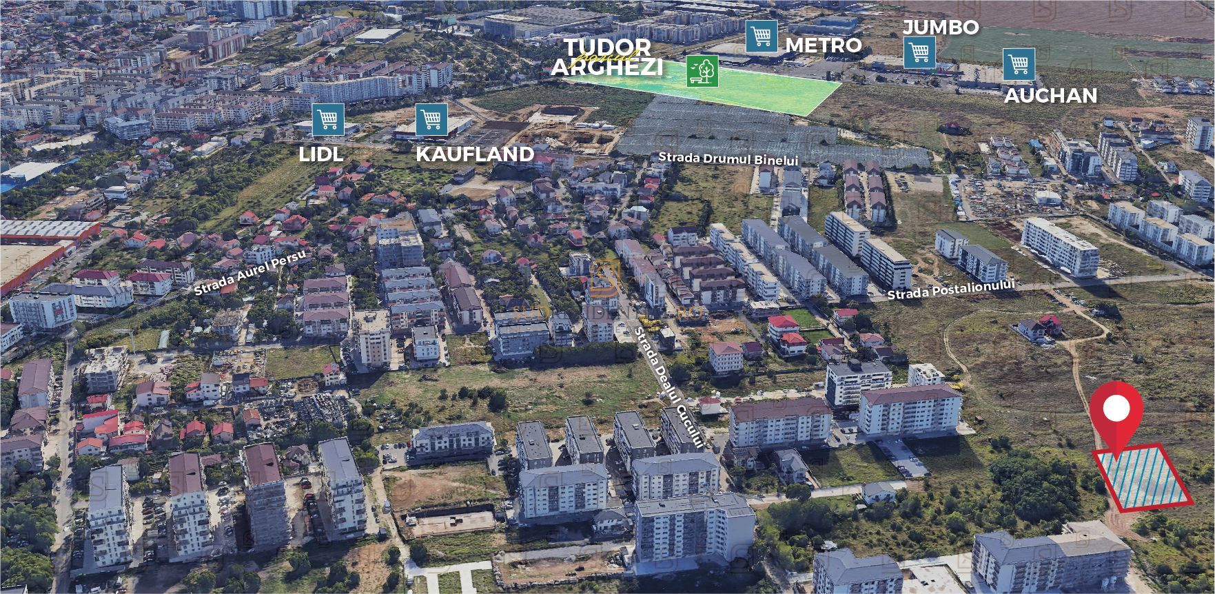 Teren de vanzare 592 mp, zona Grand Arena Mall – Postalionului, Sect.4 - Poză 4