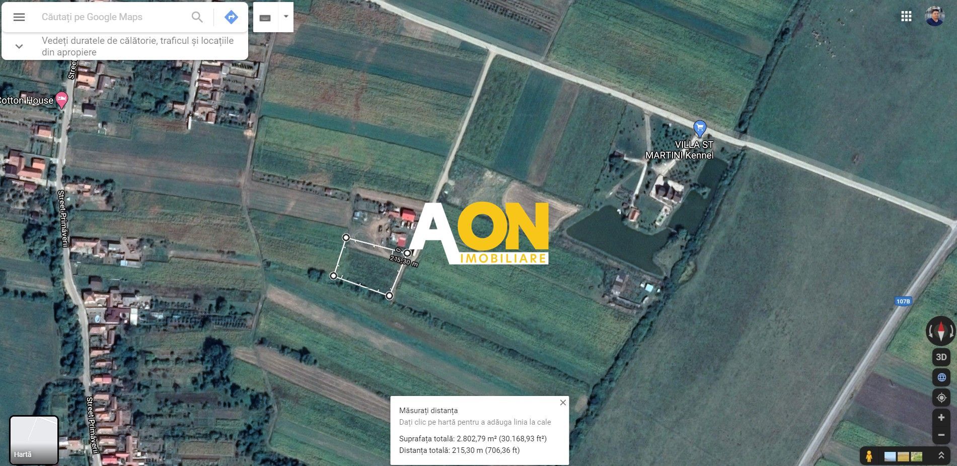 Teren 2800 mp, Galtiu, comuna Santimbru - Poză 2