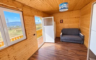 Cabană din lemn, 2 camere, panouri solare, teren 500 mp, Bărăbanț - Poză 11